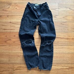 Abercrombie & Fitch Charcoal Gray Jeans